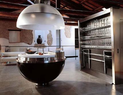 Modern Kitchen Cabinets and Island Interior Design Ideas